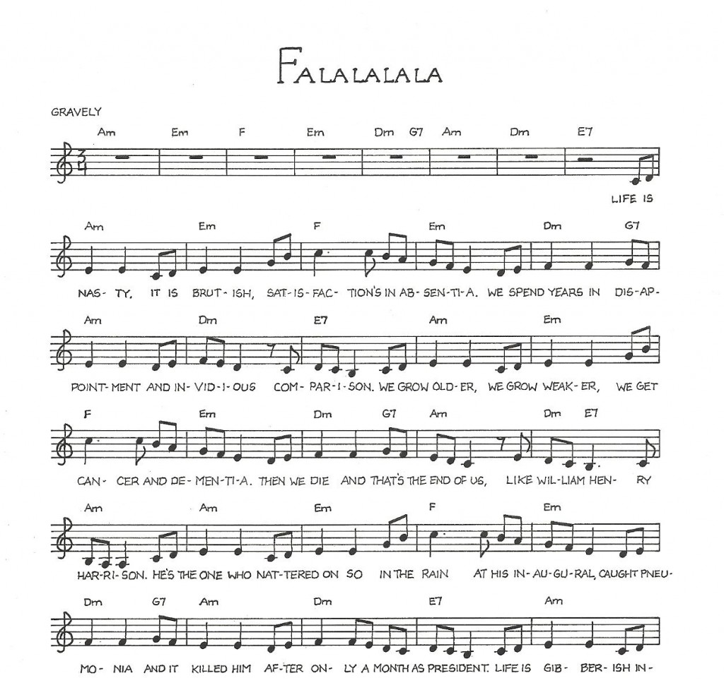 name Fa La La La La